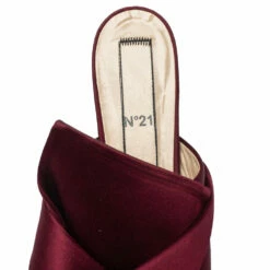N21 Nº21 Burgundy Satin Raso Knot Flat Slides Size 37.5 Women Sandals 8 N21 Nº21 Burgundy Satin Raso Knot Flat Slides Size 37.5 Women Sandals -N21shop luxury women n21 used shoes p444440 007