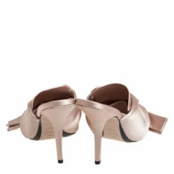 N21 Beige Satin Raso Knot Mule Sandals Size 39.5 Women 6 N21 Beige Satin Raso Knot Mule Sandals Size 39.5 Women -N21shop luxury women n21 used shoes p457354 007