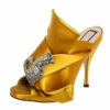 N21 Nº21 Yellow Satin Crystal Embellished Knot Mules Size 36.5 Women Sandals 1 N21 Nº21 Yellow Satin Crystal Embellished Knot Mules Size 36.5 Women Sandals -N21shop luxury women n21 used shoes p458718 004