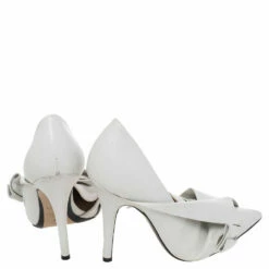 N21 White Leather Knot Pumps Size 35 Women 6 N21 White Leather Knot Pumps Size 35 Women -N21shop luxury women n21 used shoes p487745 004