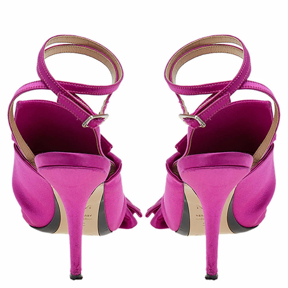 N21 Pink Satin Raso Knot Ankle Wrap Sandals Size 37 Women N21 Pink Satin Raso Knot Ankle Wrap Sandals Size 37 Women -N21shop luxury women n21 used shoes p498541 009