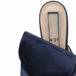 N21 Blue Satin Knot Flat Slides Size 38.5 Women Flats 8 N21 Blue Satin Knot Flat Slides Size 38.5 Women Flats -N21shop luxury women n21 used shoes p525787 006