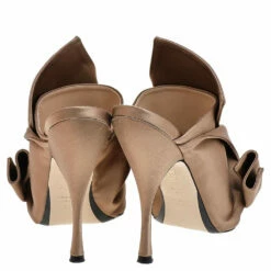 N21 Nº21 Brown Satin Raso Knot Mules Size 38.5 Women Sandals 6 N21 Nº21 Brown Satin Raso Knot Mules Size 38.5 Women Sandals -N21shop luxury women n21 used shoes p525907 007