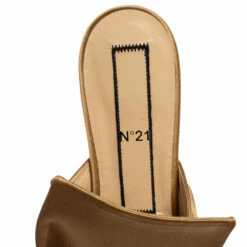 N21 Nº21 Beige Satin Raso Knot Flat Slides Size 40 Women Sandals 8 N21 Nº21 Beige Satin Raso Knot Flat Slides Size 40 Women Sandals -N21shop luxury women n21 used shoes p532989 006