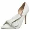 N21 Nº21 White Leather Knot Pointed Toe Pumps Size 37 Women 1 N21 Nº21 White Leather Knot Pointed Toe Pumps Size 37 Women -N21shop luxury women n21 used shoes p551441 003