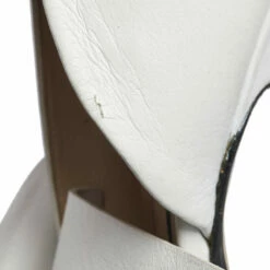 N21 Nº21 White Leather Knot Pointed Toe Pumps Size 37 Women -N21shop luxury women n21 used shoes p551441 007