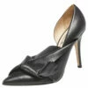 N21 Nº21 Black Leather Knot Pointed Toe Pumps Size 37.5 Women 1 N21 Nº21 Black Leather Knot Pointed Toe Pumps Size 37.5 Women -N21shop luxury women n21 used shoes p551978 005