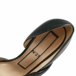 N21 Nº21 Black Leather Knot Pointed Toe Pumps Size 37.5 Women 8 N21 Nº21 Black Leather Knot Pointed Toe Pumps Size 37.5 Women -N21shop luxury women n21 used shoes p551978 006