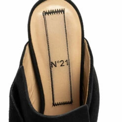 N21 Nº21 Black Suede Raso Knot Peep Toe Mules Size 39 Women Sandals 8 N21 Nº21 Black Suede Raso Knot Peep Toe Mules Size 39 Women Sandals -N21shop luxury women n21 used shoes p555109 009