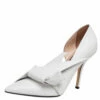N21 N°21 White Leather Abstract Bow Pointed-Toe Pumps Size 38 Women 2 N21 N°21 White Leather Abstract Bow Pointed-Toe Pumps Size 38 Women -N21shop luxury women n21 used shoes p577272 002