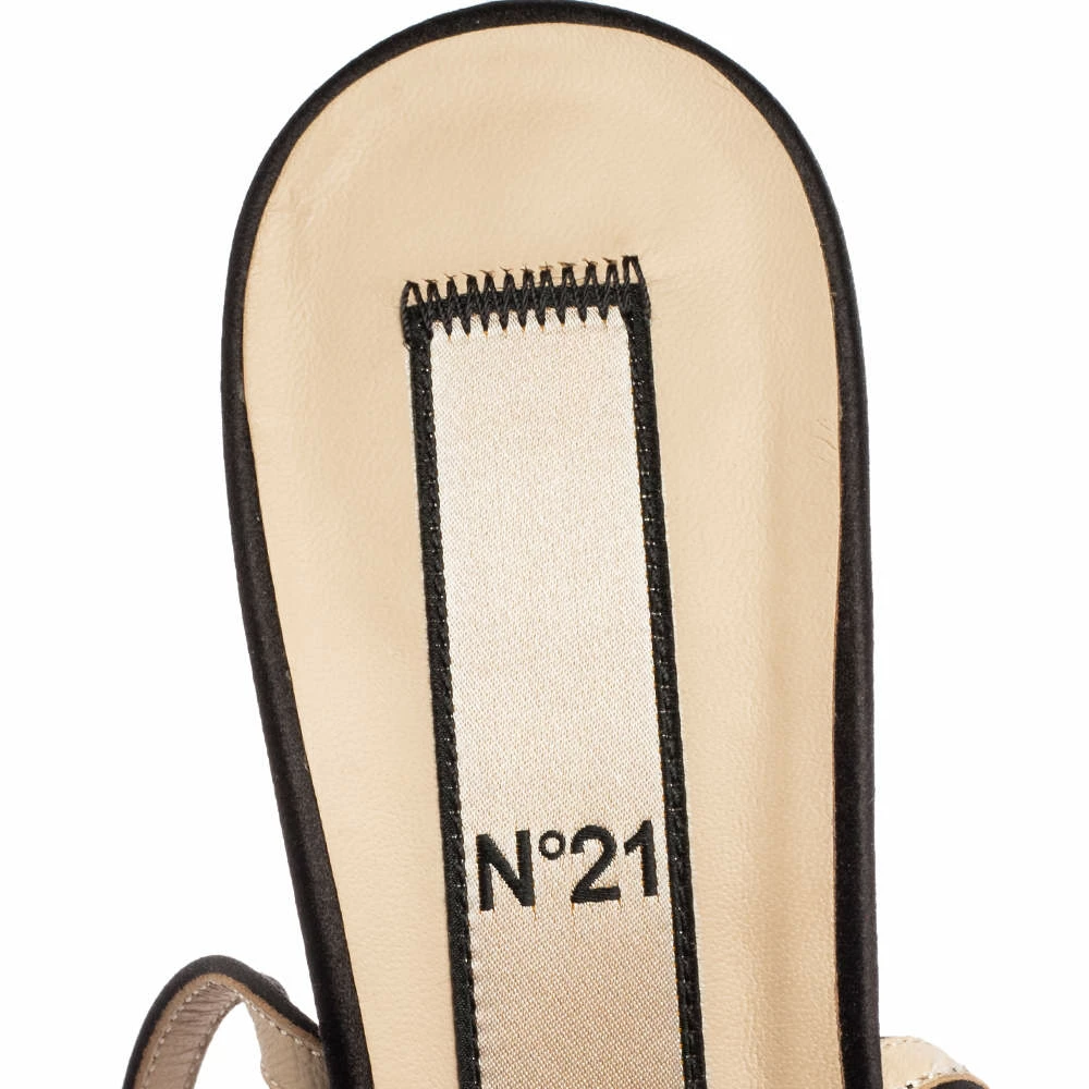 N21 Black Satin Knot Ankle Strap Platform Sandals Size 39 Women N21 Black Satin Knot Ankle Strap Platform Sandals Size 39 Women -N21shop luxury women n21 used shoes p613380 007