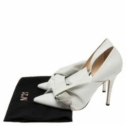 N21 N°21 White Leather Tundra Knotted Pointed Toe D'orsay Pumps Size 40 Women 10 N21 N°21 White Leather Tundra Knotted Pointed Toe D'orsay Pumps Size 40 Women -N21shop luxury women n21 used shoes p617633 010