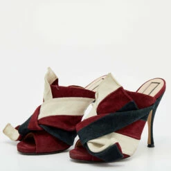 N21 Multicolor Suede Ronny Pleated Mules Size 39 Women Sandals 3 N21 Multicolor Suede Ronny Pleated Mules Size 39 Women Sandals -N21shop luxury women n21 used shoes p630562 003