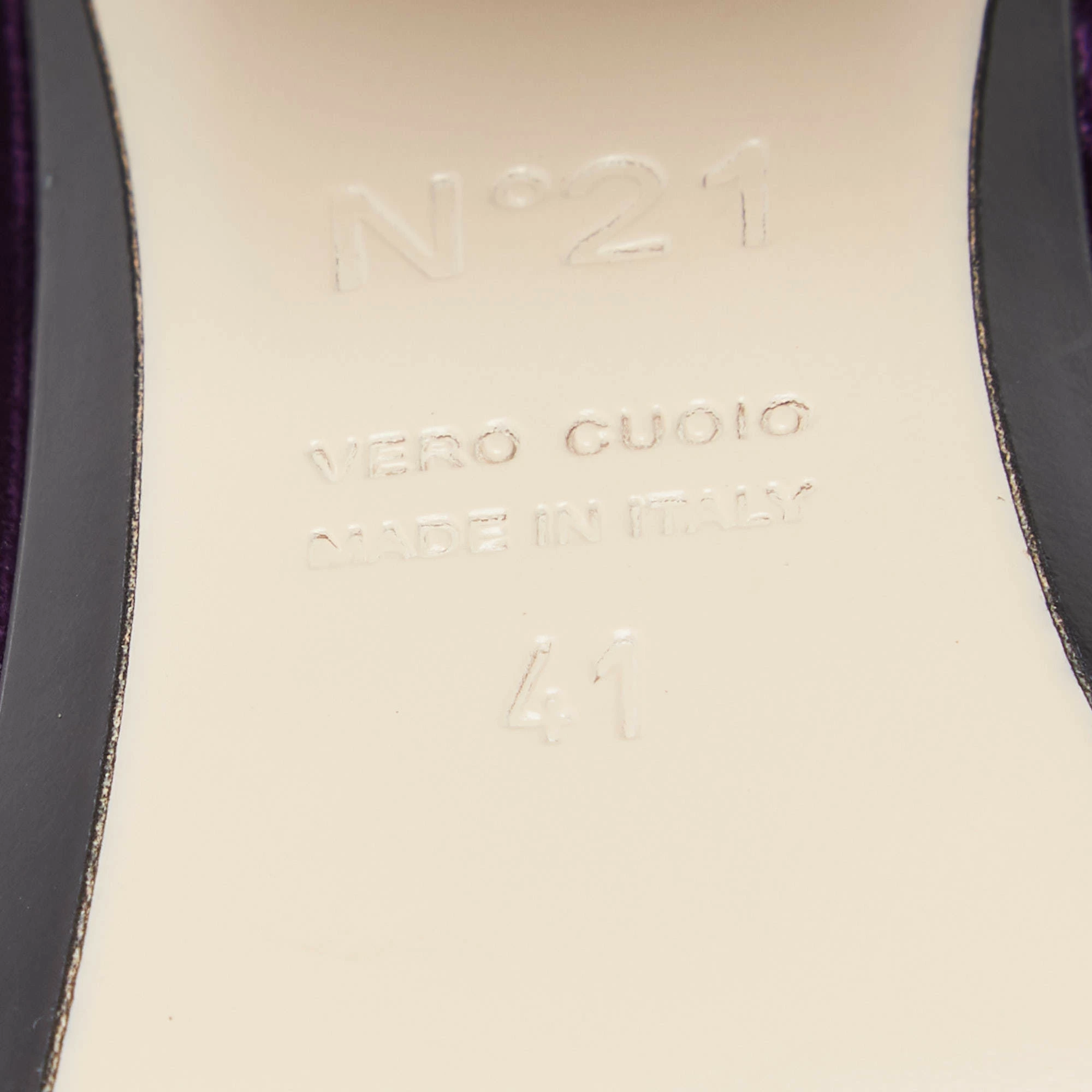 N21 N°21 Purple Velvet Crystal Embellished T Strap Block Heel Pumps Size 41 Women N21 N°21 Purple Velvet Crystal Embellished T Strap Block Heel Pumps Size 41 Women -N21shop luxury women n21 used shoes p632836 006