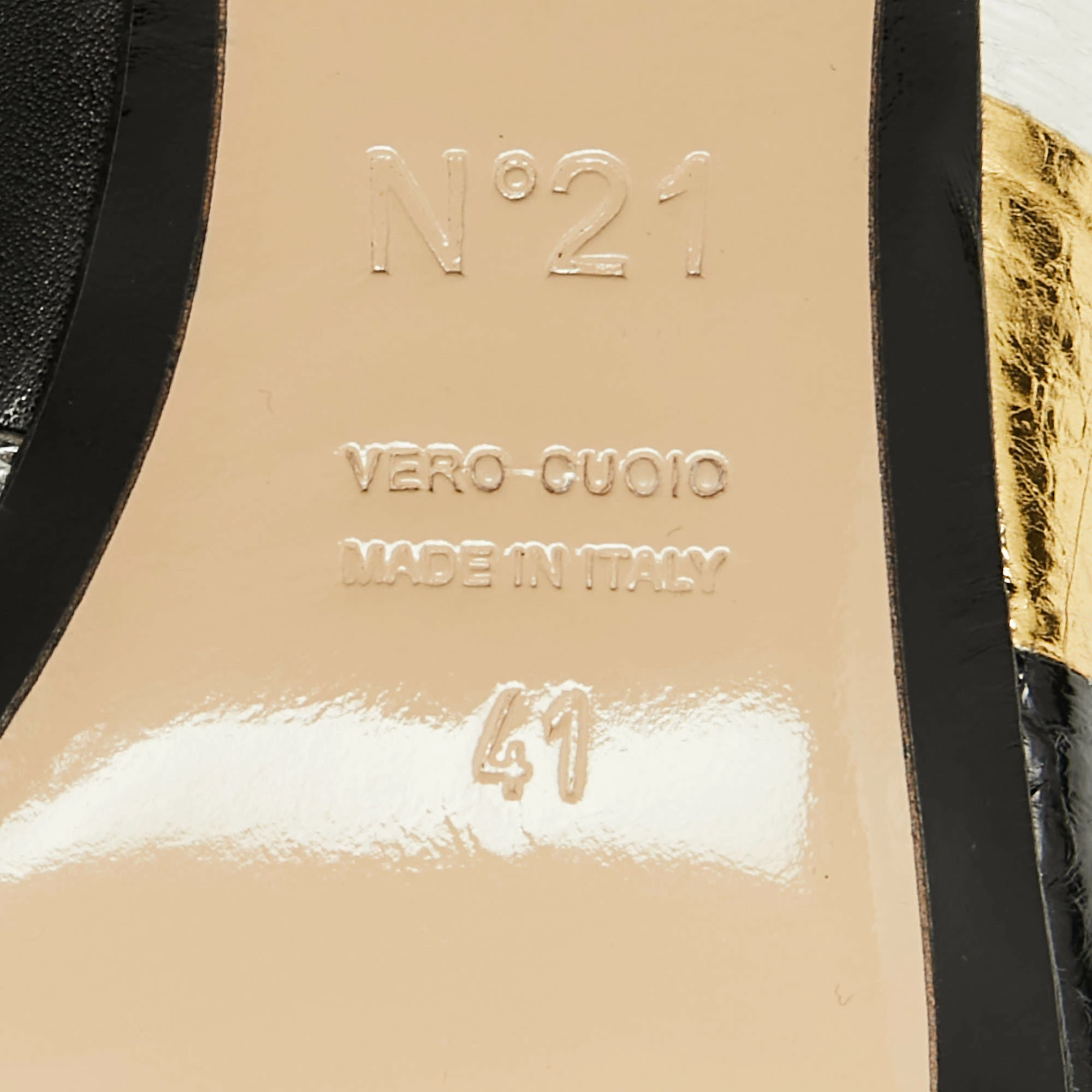 N21 Nº21 Multicolor Python And Leather Knot Mule Size 41 Women Sandals N21 Nº21 Multicolor Python And Leather Knot Mule Size 41 Women Sandals -N21shop luxury women n21 used shoes p649312 003