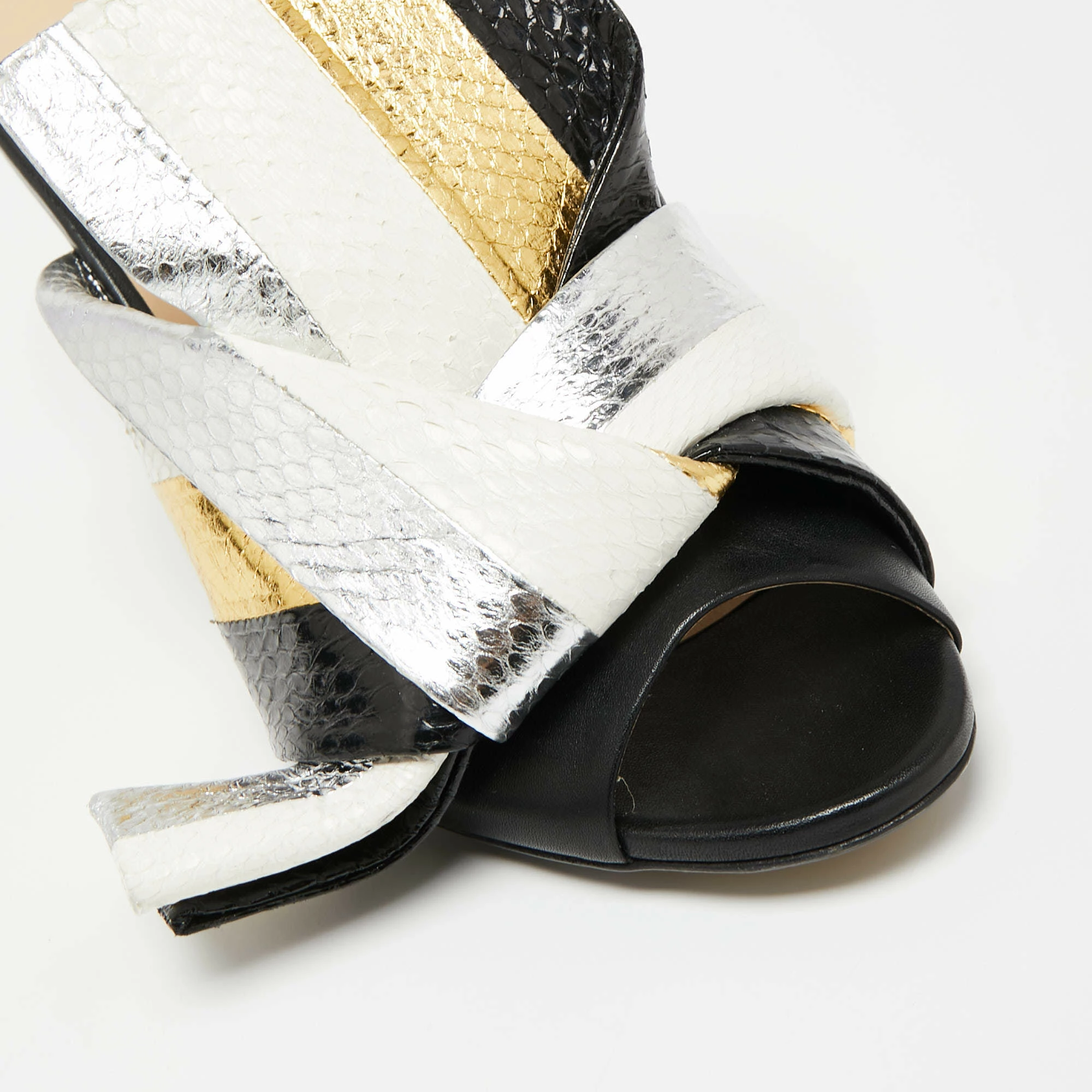 N21 Nº21 Multicolor Python And Leather Knot Mule Size 41 Women Sandals N21 Nº21 Multicolor Python And Leather Knot Mule Size 41 Women Sandals -N21shop luxury women n21 used shoes p649312 005