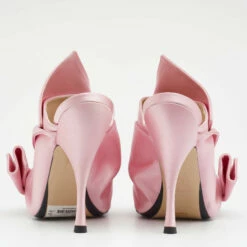 N21 Nº21 Pink Satin Raso Knotted Mules Size 37 Women Sandals 6 N21 Nº21 Pink Satin Raso Knotted Mules Size 37 Women Sandals -N21shop luxury women n21 used shoes p652845 007
