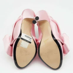 N21 Nº21 Pink Satin Raso Knotted Mules Size 37 Women Sandals 7 N21 Nº21 Pink Satin Raso Knotted Mules Size 37 Women Sandals -N21shop luxury women n21 used shoes p652845 008
