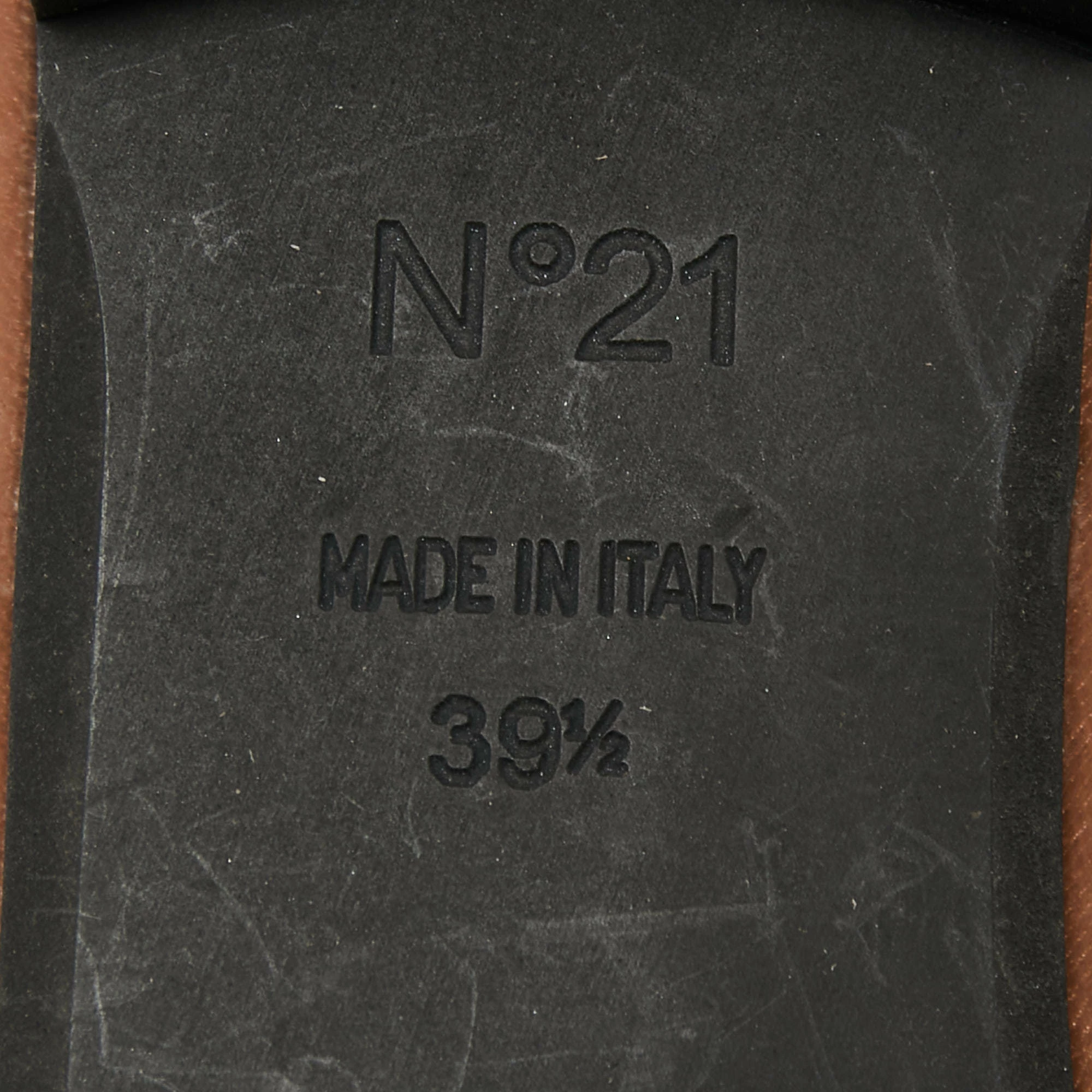 N21 Nº21 Brown Velvet Crystal Embellished Ballet Flats Size 39.5 Women N21 Nº21 Brown Velvet Crystal Embellished Ballet Flats Size 39.5 Women -N21shop luxury women n21 used shoes p654143 003