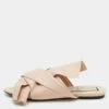 N21 Nº21 Beige Leather Knot Flats Size 40 Women 2 N21 Nº21 Beige Leather Knot Flats Size 40 Women -N21shop luxury women n21 used shoes p654786 010