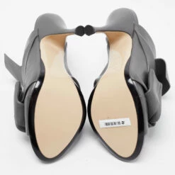 N21 N°21 Grey Leather Ronny Pleated Mules Size 38 Women Sandals 7 N21 N°21 Grey Leather Ronny Pleated Mules Size 38 Women Sandals -N21shop luxury women n21 used shoes p658173 011