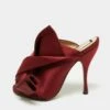 N21 Nº21 Burgundy Satin Raso Knot Peep Toe Mules Size 38 Women Sandals 1 N21 Nº21 Burgundy Satin Raso Knot Peep Toe Mules Size 38 Women Sandals -N21shop luxury women n21 used shoes p667145 001