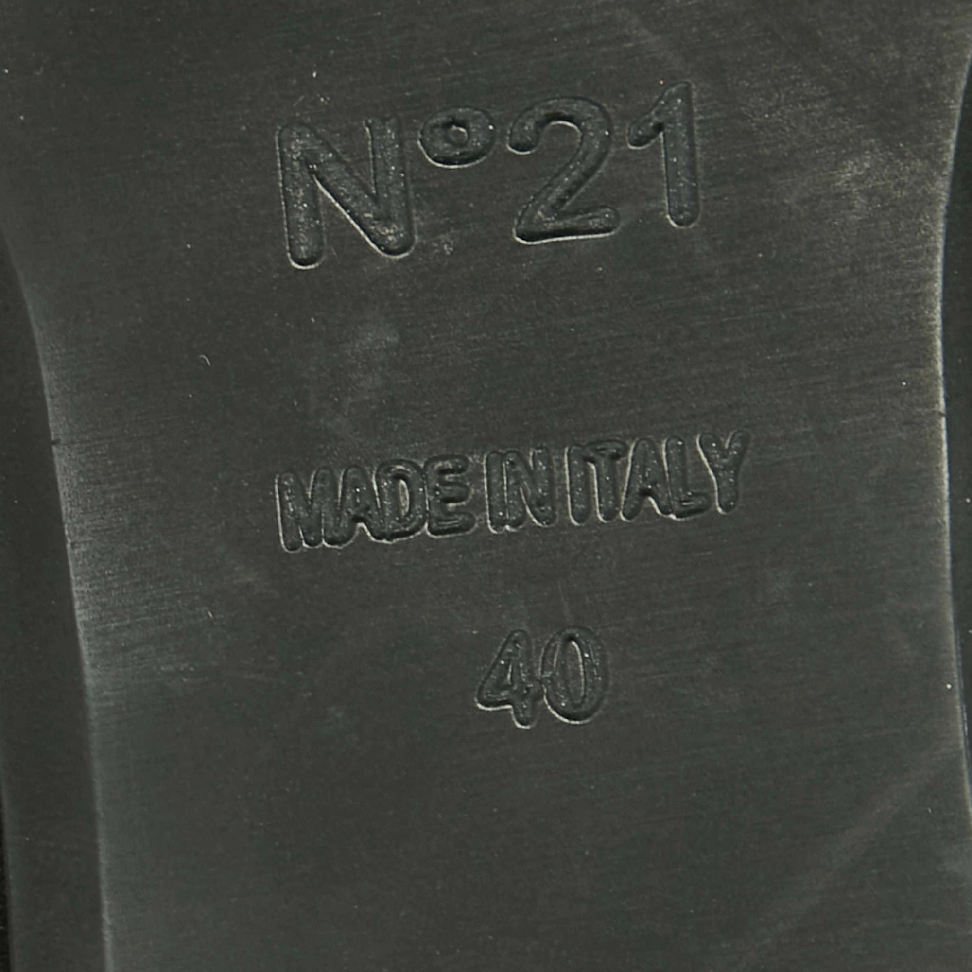 N21 Nº21 Black Satin Knot Flat Mules Size 40 Women Sandals N21 Nº21 Black Satin Knot Flat Mules Size 40 Women Sandals -N21shop luxury women n21 used shoes p673286 004