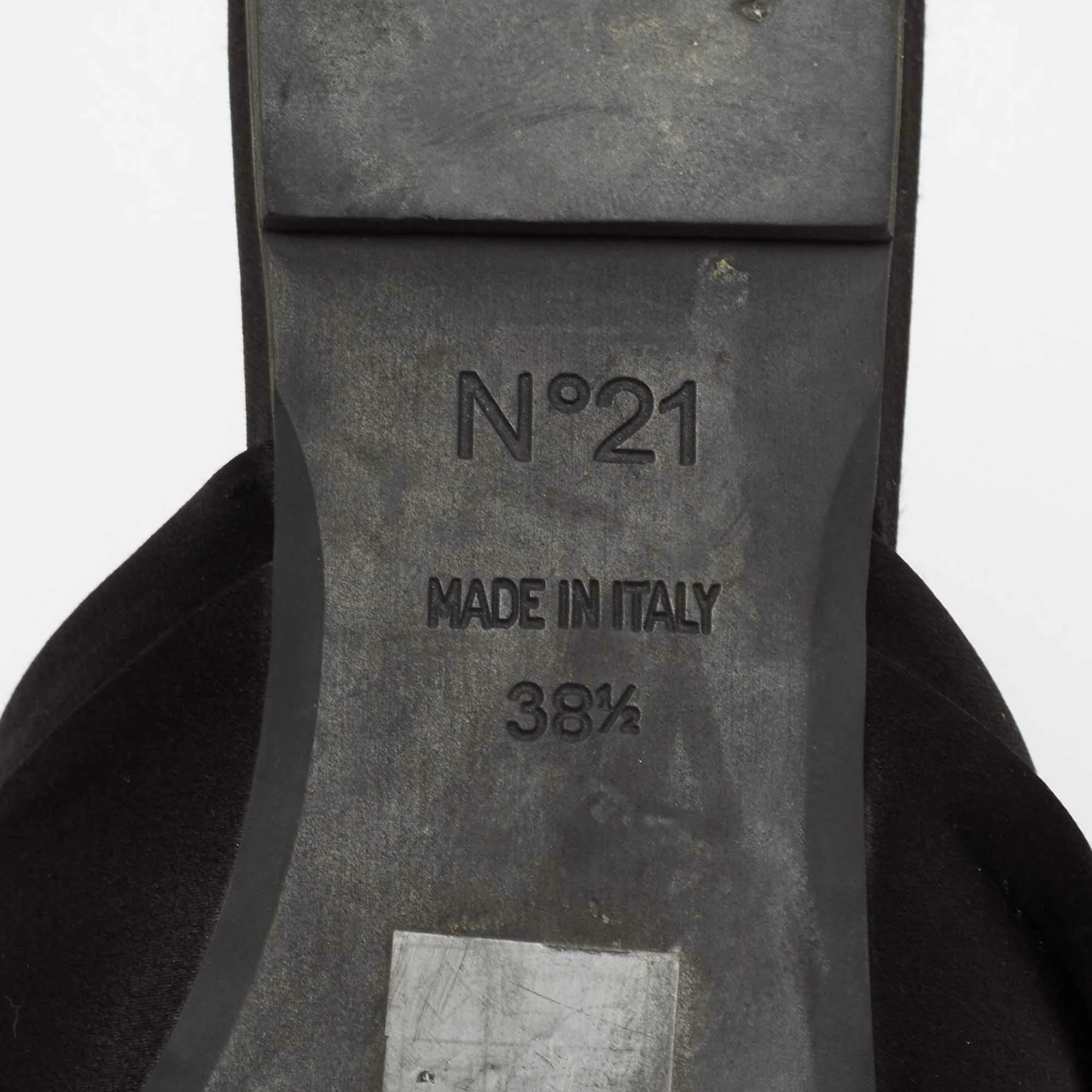 N21 Nº21 Black Satin Knot Flat Mules Size 38.5 Women Flats N21 Nº21 Black Satin Knot Flat Mules Size 38.5 Women Flats -N21shop luxury women n21 used shoes p677010 009