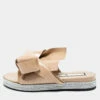 N21 N°21 Beige Patent Leather Knotted Flat Slides Size 38 Women Sandals 2 N21 N°21 Beige Patent Leather Knotted Flat Slides Size 38 Women Sandals -N21shop luxury women n21 used shoes p678411 009