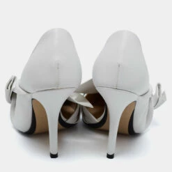 N21 N°21 White Leather Tundra Knotted Pointed-Toe D'orsay Pumps Size 36 Women 6 N21 N°21 White Leather Tundra Knotted Pointed-Toe D'orsay Pumps Size 36 Women -N21shop luxury women n21 used shoes p685592 008