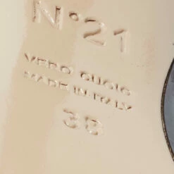 N21 Nº21 Navy Blue Satin Raso Knot Peep Toe Mules Size 38 Women Sandals -N21shop luxury women n21 used shoes p699719 003