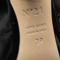 N21 Nº21 Black Satin Raso Knot Mules Size 39 Women Sandals 9 N21 Nº21 Black Satin Raso Knot Mules Size 39 Women Sandals -N21shop luxury women n21 used shoes p701708 001