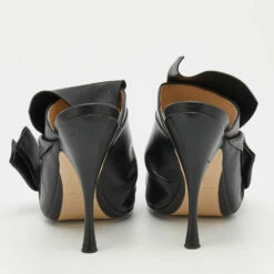 N21 N°21 Black Leather Ronny Pleated Open Toe Mules Size 39 Women Sandals 6 N21 N°21 Black Leather Ronny Pleated Open Toe Mules Size 39 Women Sandals -N21shop luxury women n21 used shoes p707557 007