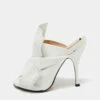 N21 Nº21 White Leather Raso Knot Mules Size 37 Women Sandals 1 N21 Nº21 White Leather Raso Knot Mules Size 37 Women Sandals -N21shop luxury women n21 used shoes p713235 002